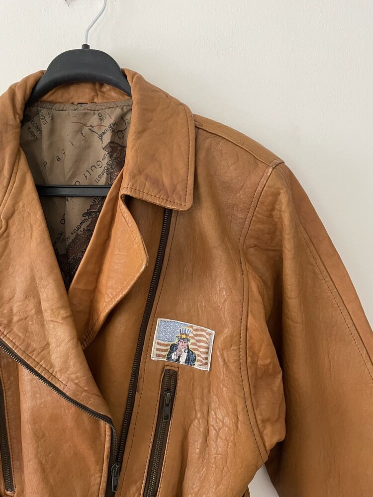 Sam Amca USA Vintage orj deri unisex jacket