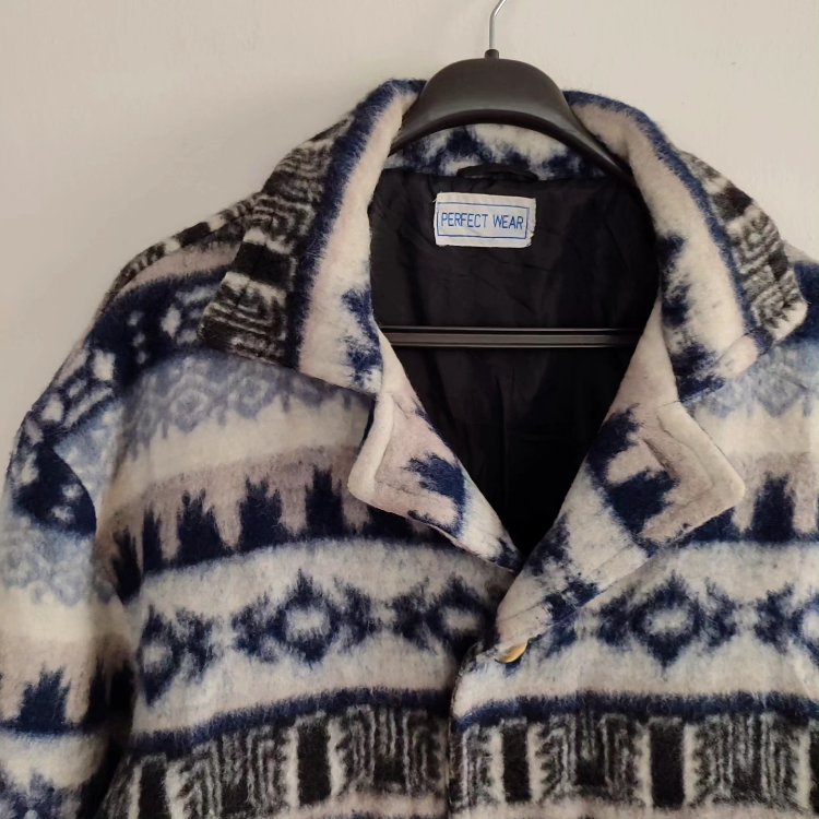 vintage unisex 90s kaşe mont