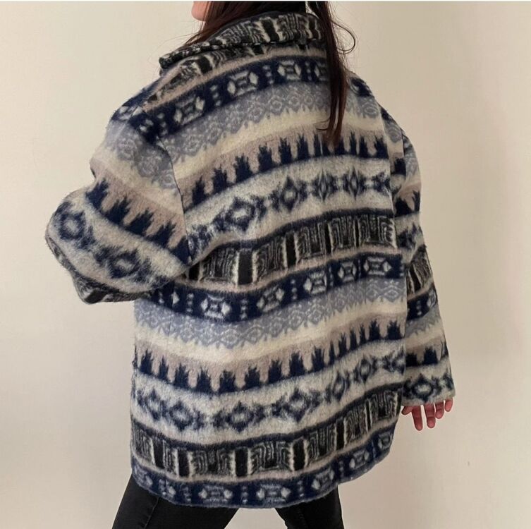 vintage unisex kaşe mont