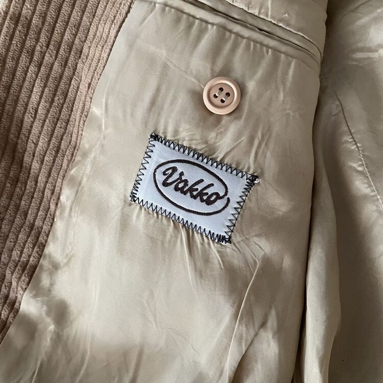 Vakko Fitilli kadife unisex ceket
