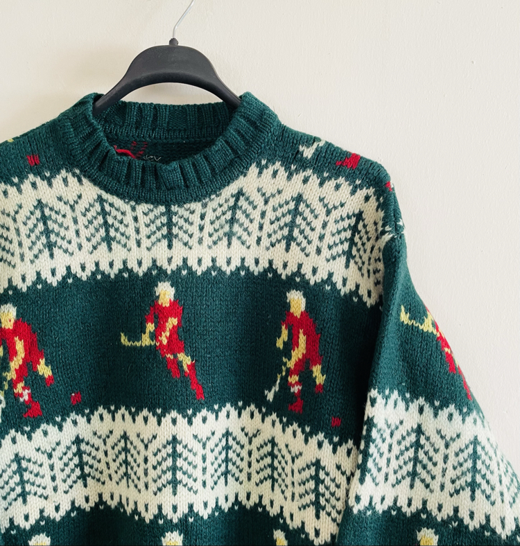 Vintage özel koleksiyon unisex kazak