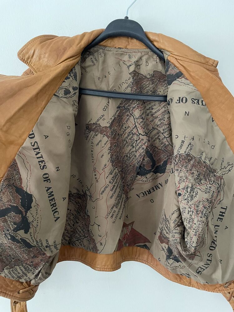 Sam Amca USA Vintage orj deri unisex jacket