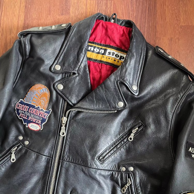 NON STOP Usa Vintage 90s unisex orj deri jacket