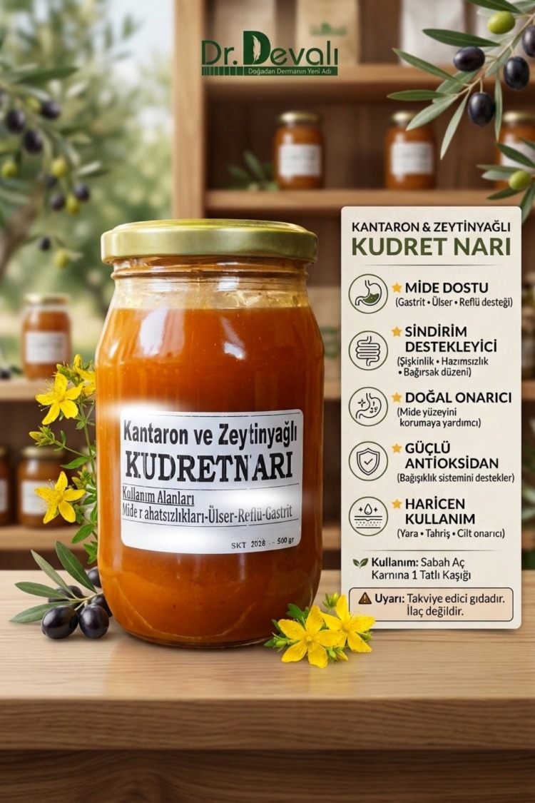 Dr.Devalı Kudret Narı Kantaron ve Zeytin Yağlı 300 Gr.
