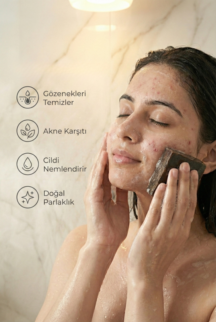 Dr. Devalı Katranlı Kükürtlü Çam Sabunu 100 G %100 Doğal Akne Ve Sivilce İçin Cilt Bakımı