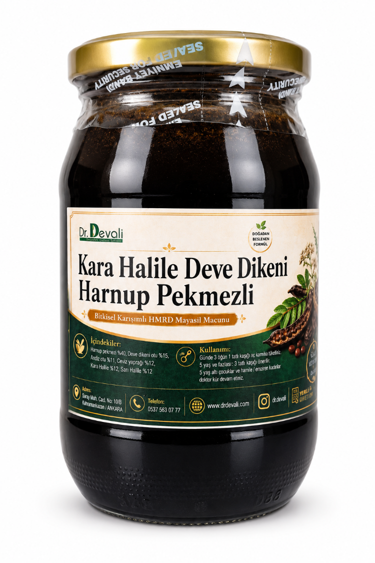 Dr.Devalı Hemoroid Basur Rahatsızlığına Kara Halileli Bitkisel Macunu 420 Gr