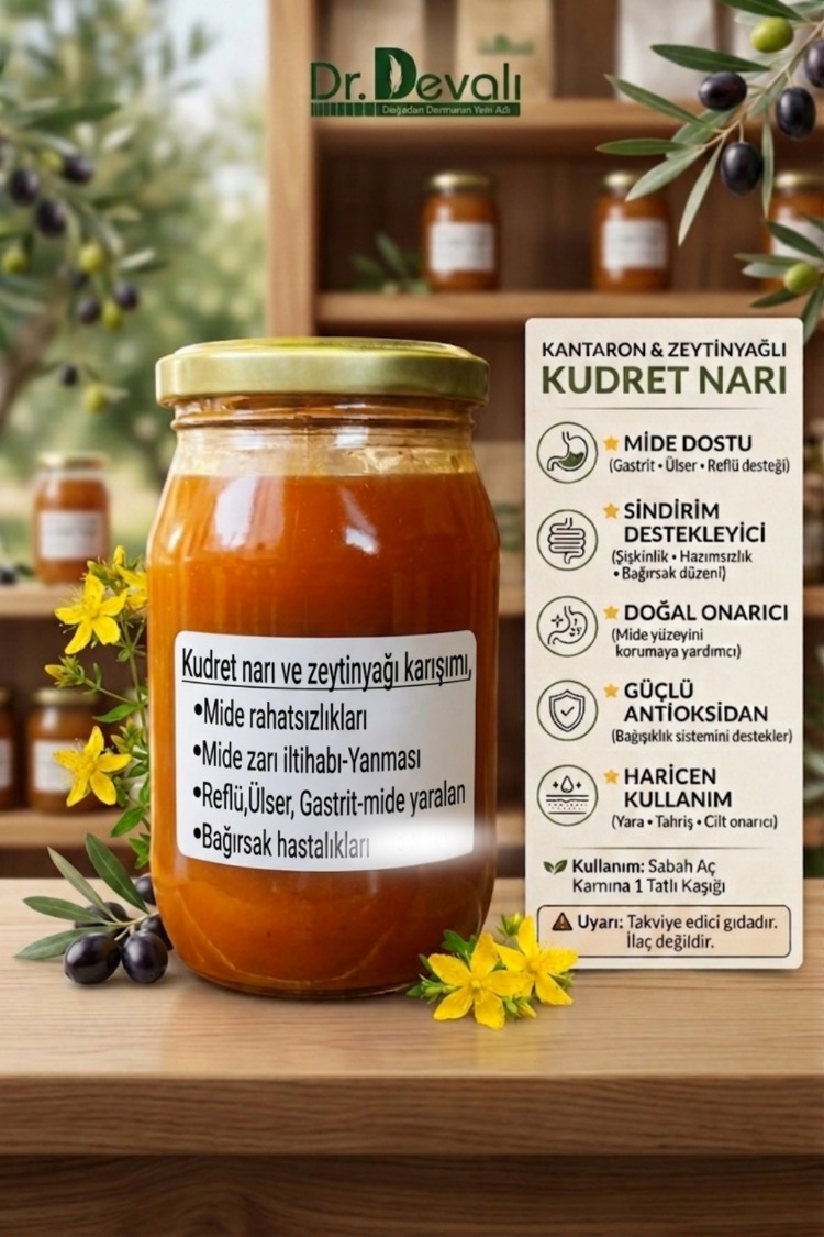Dr.Devalı Kudret Narı Kantaron ve Zeytin Yağlı 300 Gr.