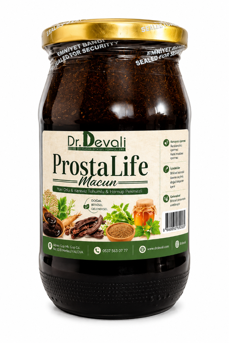 ProstaLife Macun Yakı Otlu Kereviz Tohumlu Harnup Pekmezli Bitkisel Karışımlı Macun 420 Gr