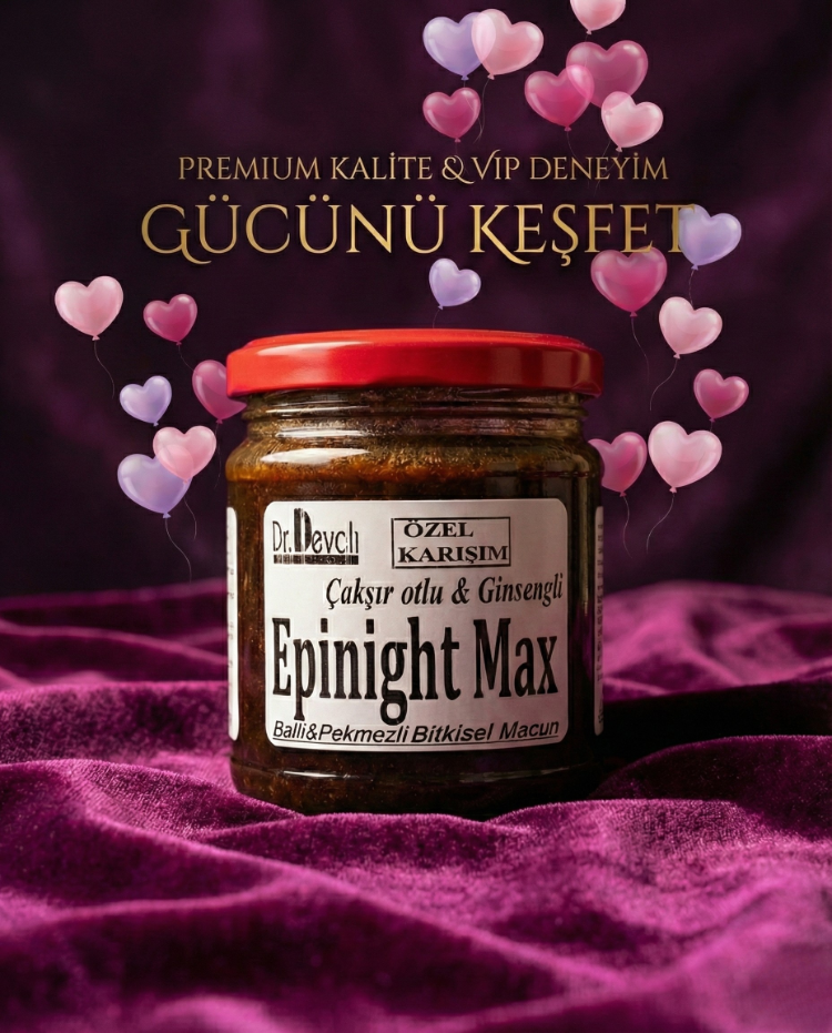 Epinight Max VIP Epimedyumlu Ginsengli Çakşır Otlu Bitkisel Performans Enerji Macunu 240 GR