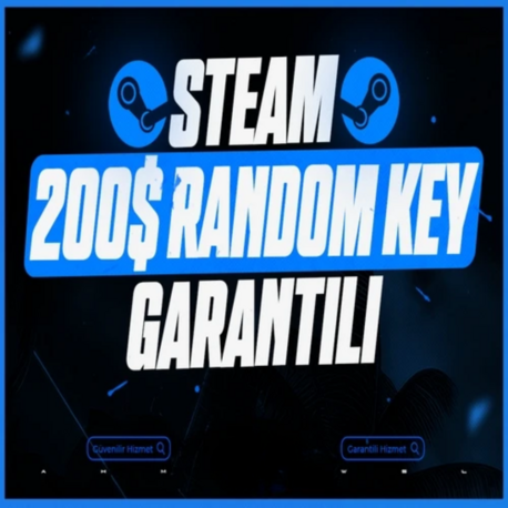 ⭐️[200$ = 9000₺] Steam Random Key⭐️
