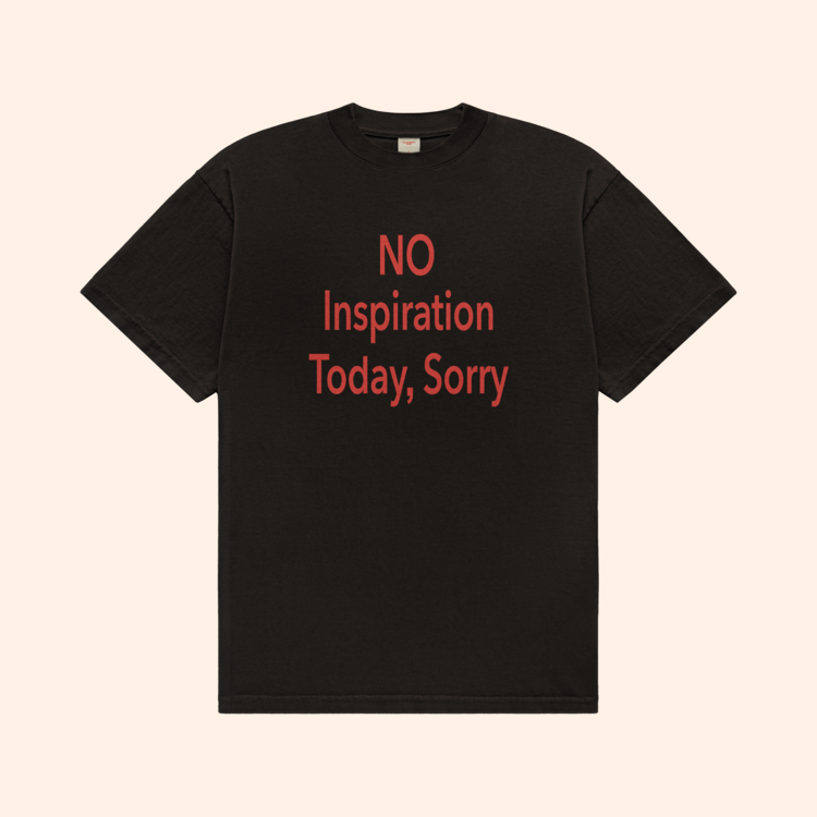 No Inspiration Today I'm Sorry T-Shirt