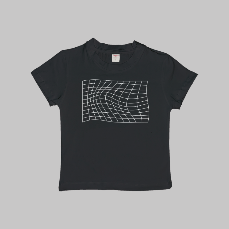 Y2K Wavy Baby Tee