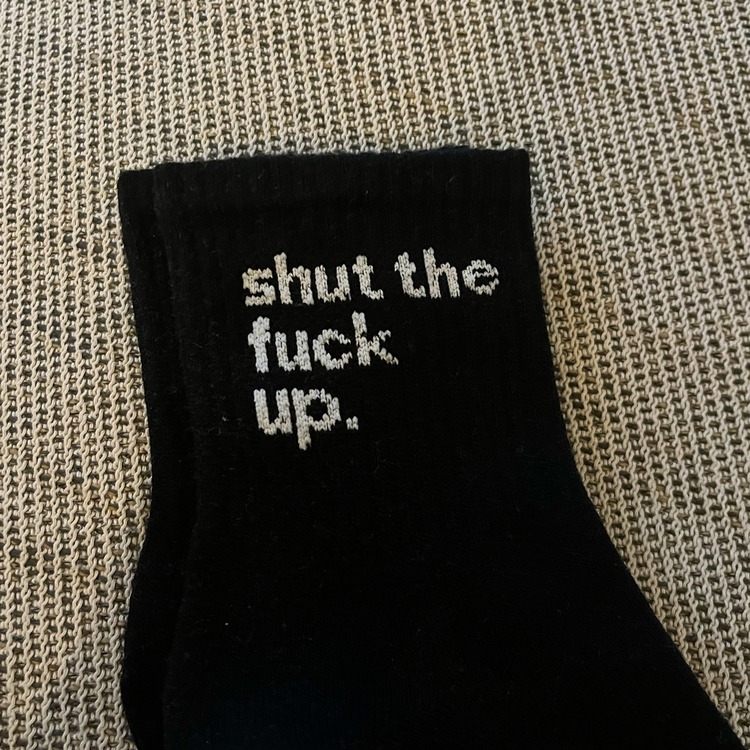 Shut The Fuck Up Çorap (3 Çift)