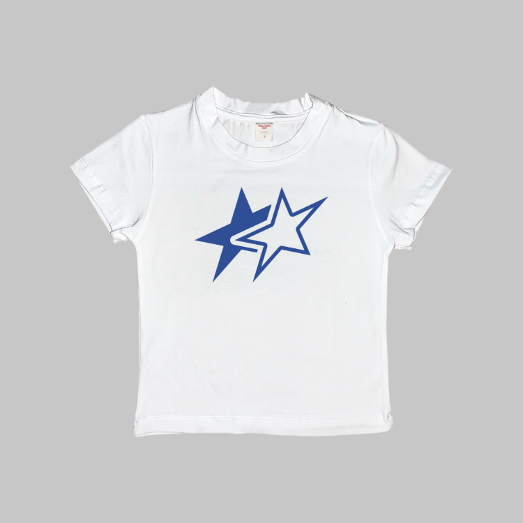 Y2K Stars Baby Tee