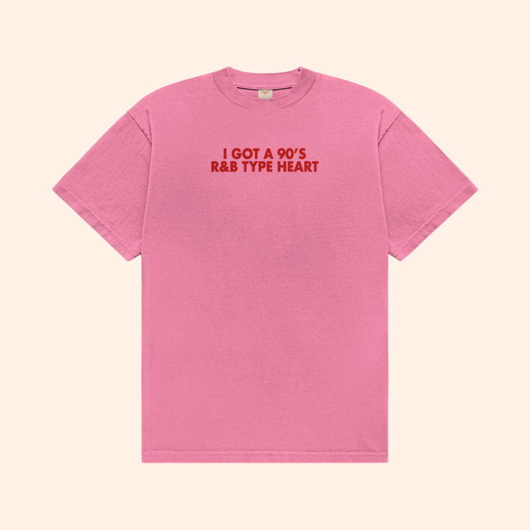 90's R&B Type Heart T-Shirt
