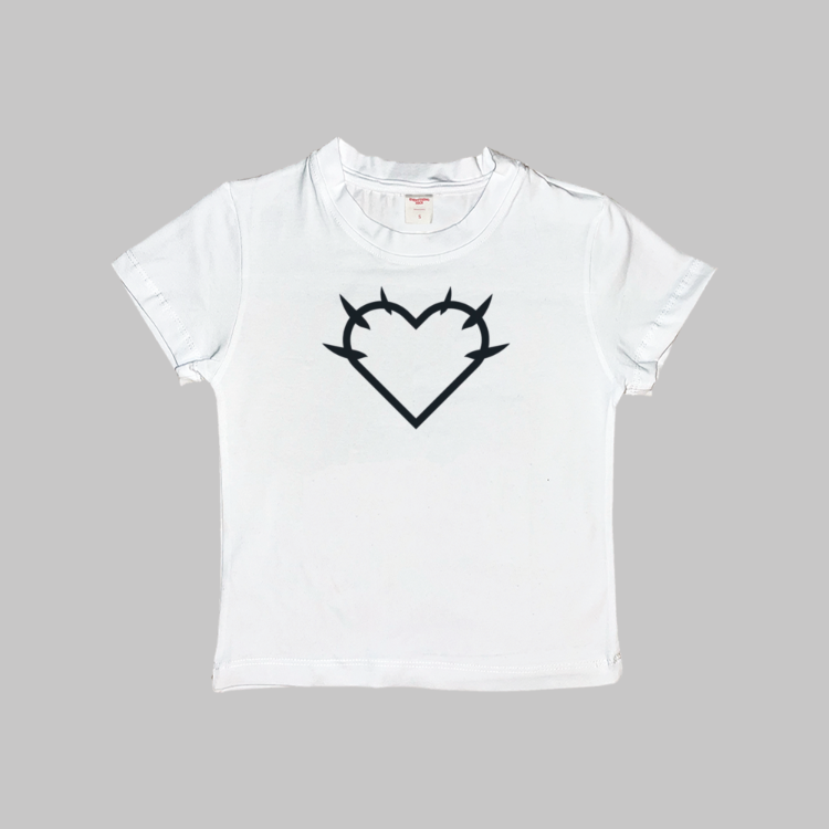 Y2K Heart Baby Tee