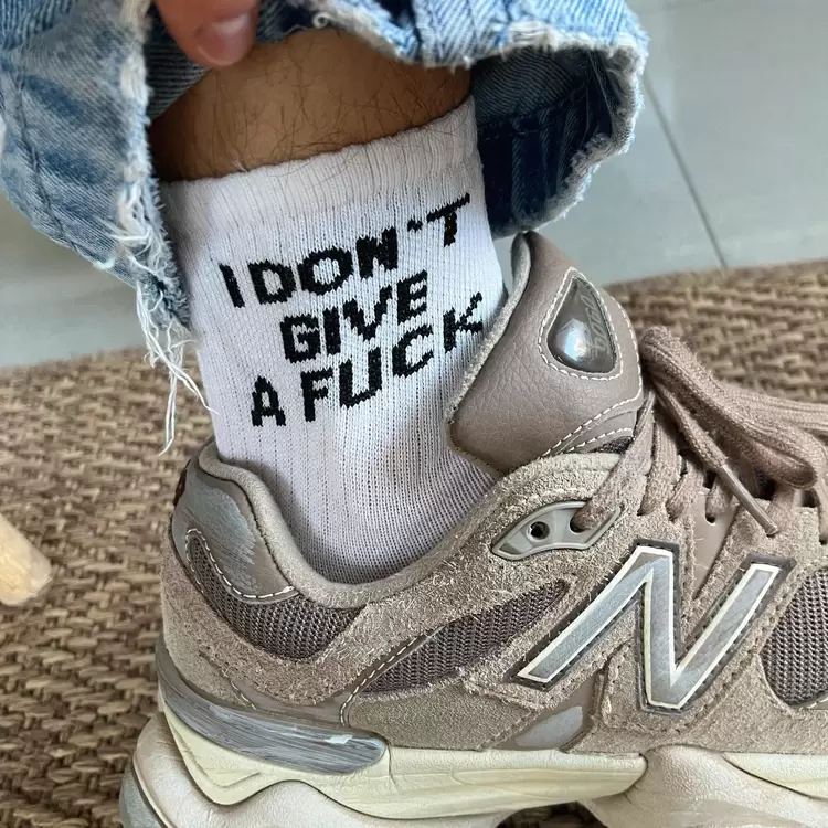 I Don't Give A Fuck Çorap (3 Çift)