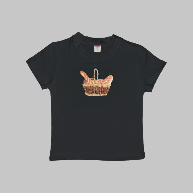 Bread Picnic Basket Baby Tee