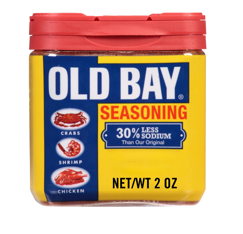 OLD BAY Gluten Free 30% Less Sodium Seasoning, 2 oz Can