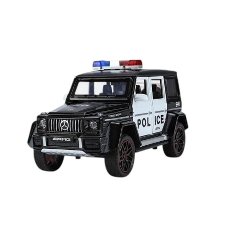 1:24 IŞIKLI SESLİ MODEL METAL POLİS JEEP