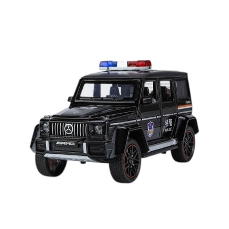 1:24 IŞIKLI SESLİ MODEL METAL POLİS JEEP