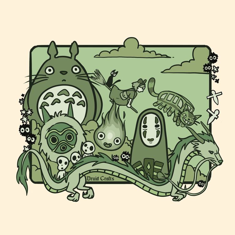 Ghibli Kanvas Çanta