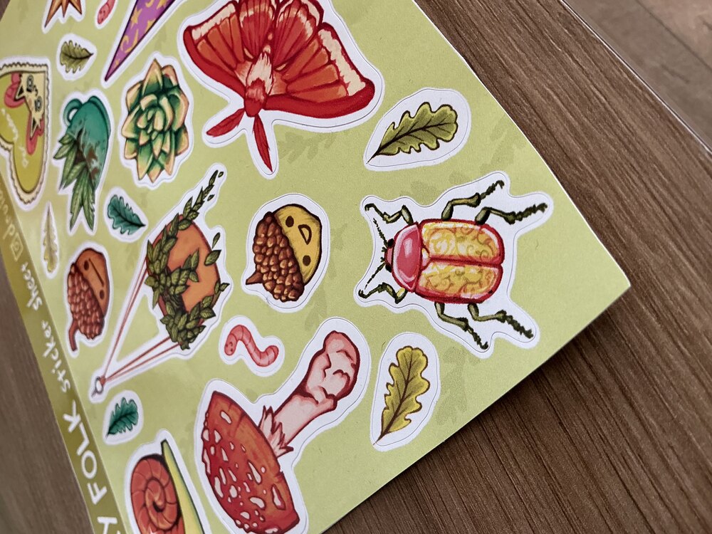 Fairy Folk sticker sheet