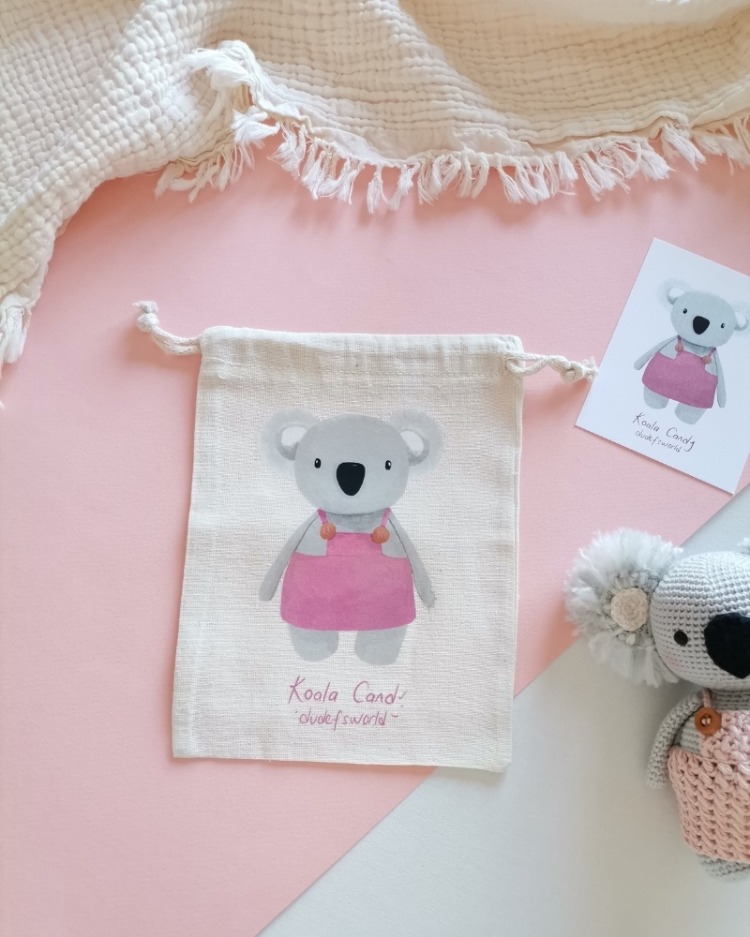 Amigurumi Kız Koala Candy Oyuncak