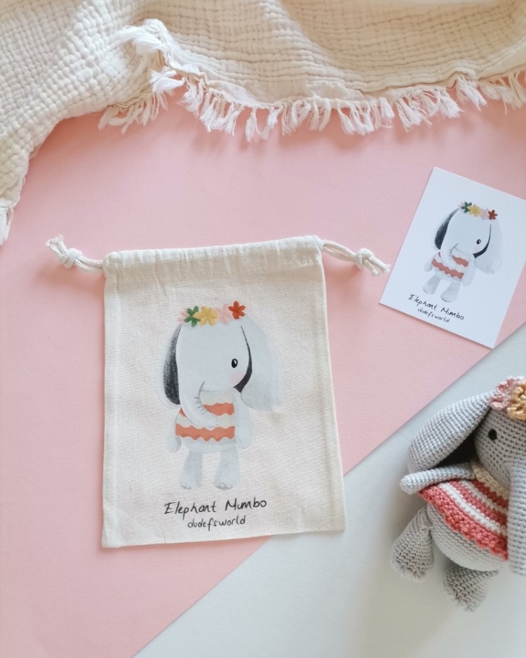 Amigurumi Kız Fil Mumbo Oyuncak