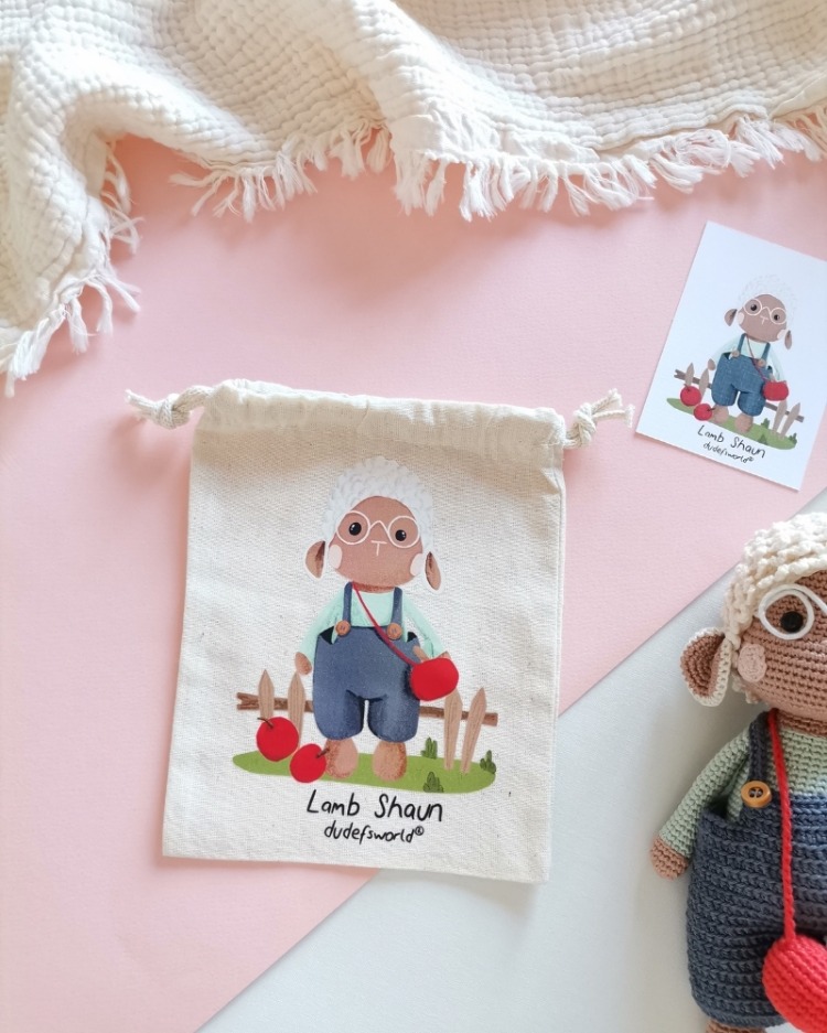 Amigurumi Kuzu Shaun Oyuncak Seti