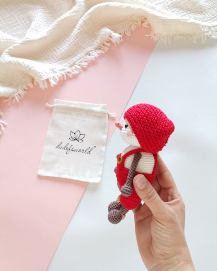 Amigurumi Kardan Adam Piti Oyuncak