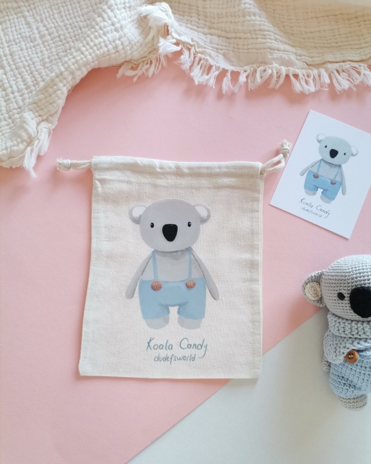 Amigurumi Erkek Koala Candy Oyuncak