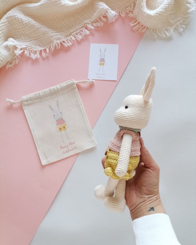 Amigurumi Tavşan Ponti Oyuncak 
