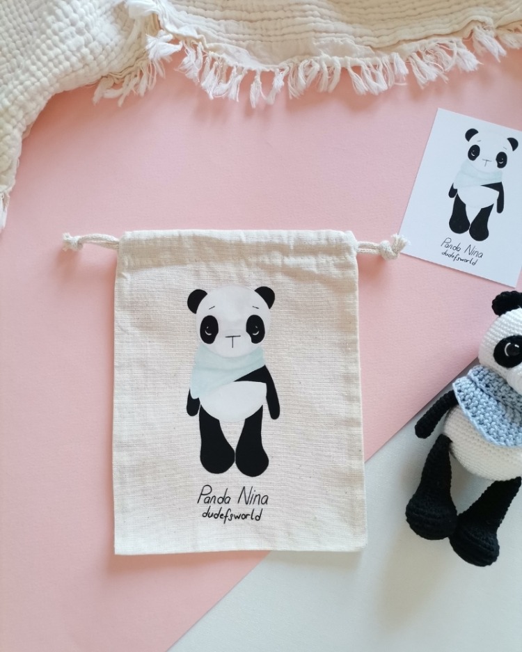 Amigurumi Panda Nina Oyuncak 