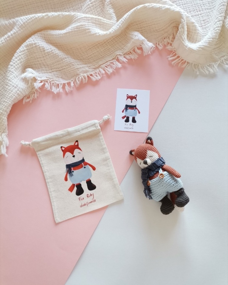 Amigurumi Tilki Ruby Oyuncak