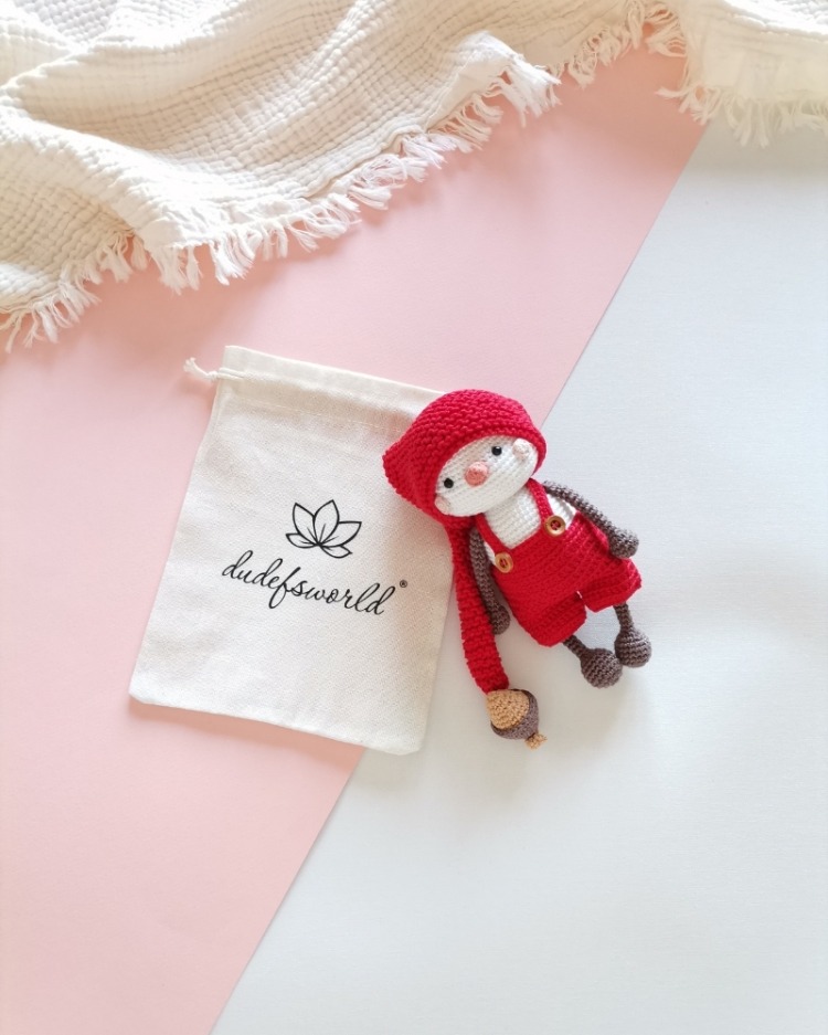 Amigurumi Kardan Adam Piti Oyuncak