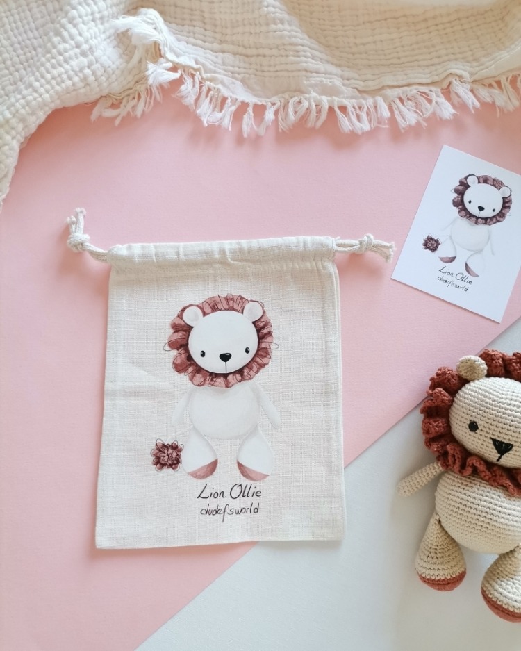 Amigurumi Aslan Ollie Oyuncak 