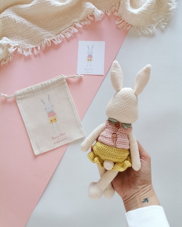 Amigurumi Tavşan Ponti Oyuncak 