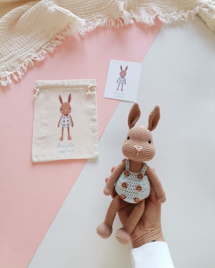 Amigurumi Tavşan Odi Oyuncak