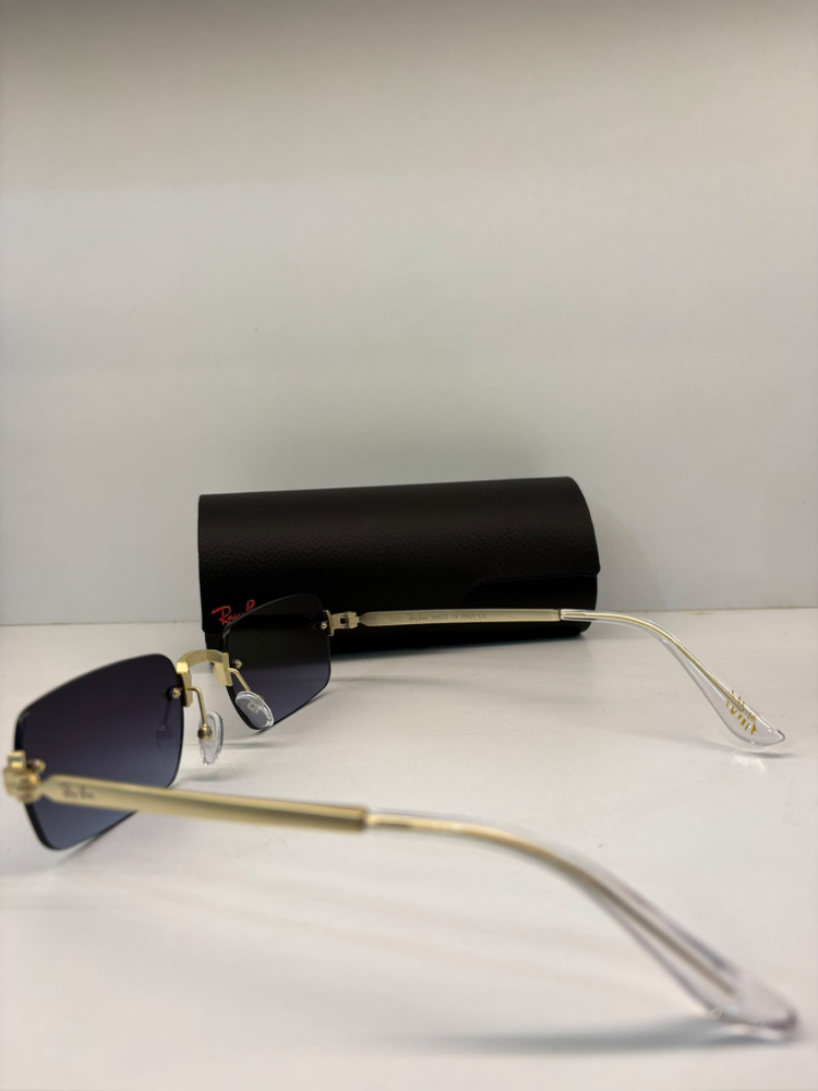 Ray-Ban Polarize Gözlük Gold