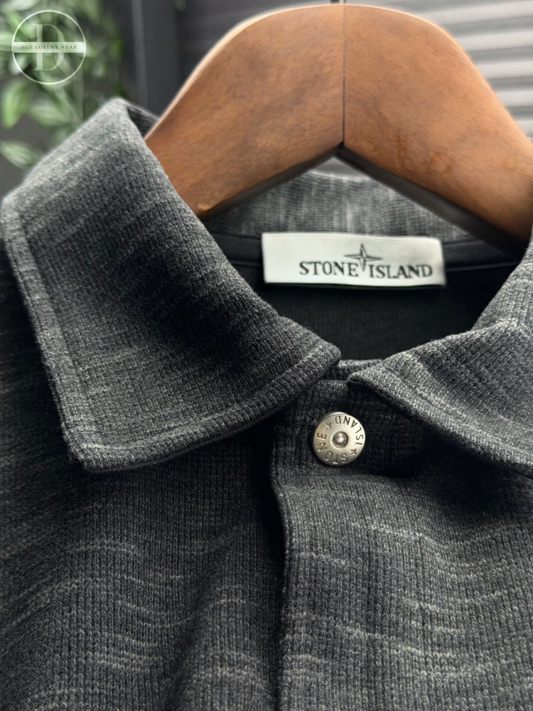 Stone Island Orjinal Etiketli Polo Yaka Sweatshirt