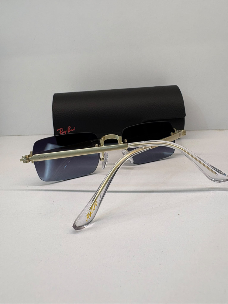 Ray-Ban Polarize Gözlük Gold