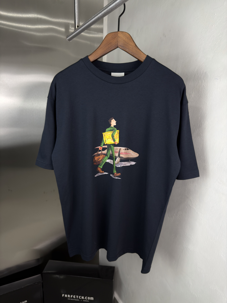 Drole De Monsieur Orjinal Etiketli T-Shirt Lacivert
