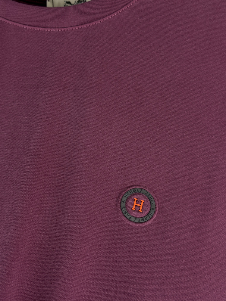 HRMS Orjinal Etiketli T-Shirt Bordo (Modal)