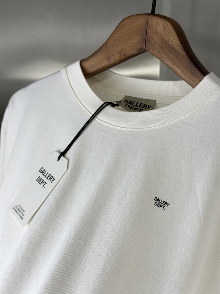 Gallery Dept Orjinal Etiketli T-Shirt Beyaz (Oversize)