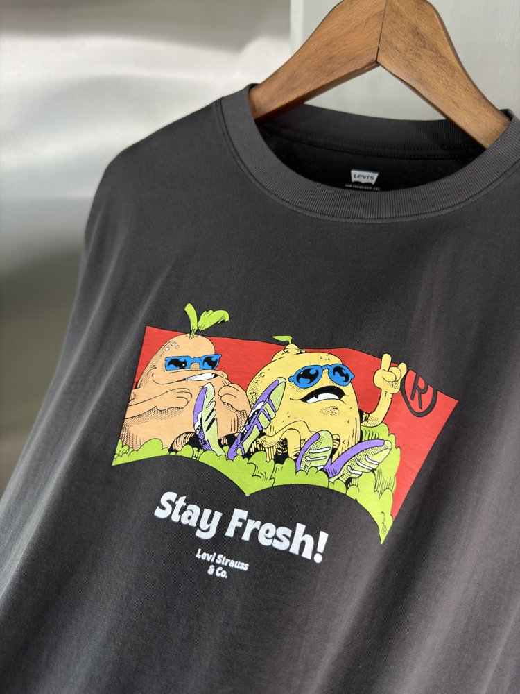 Levis T-Shirt Koyu Füme (Orjinal)