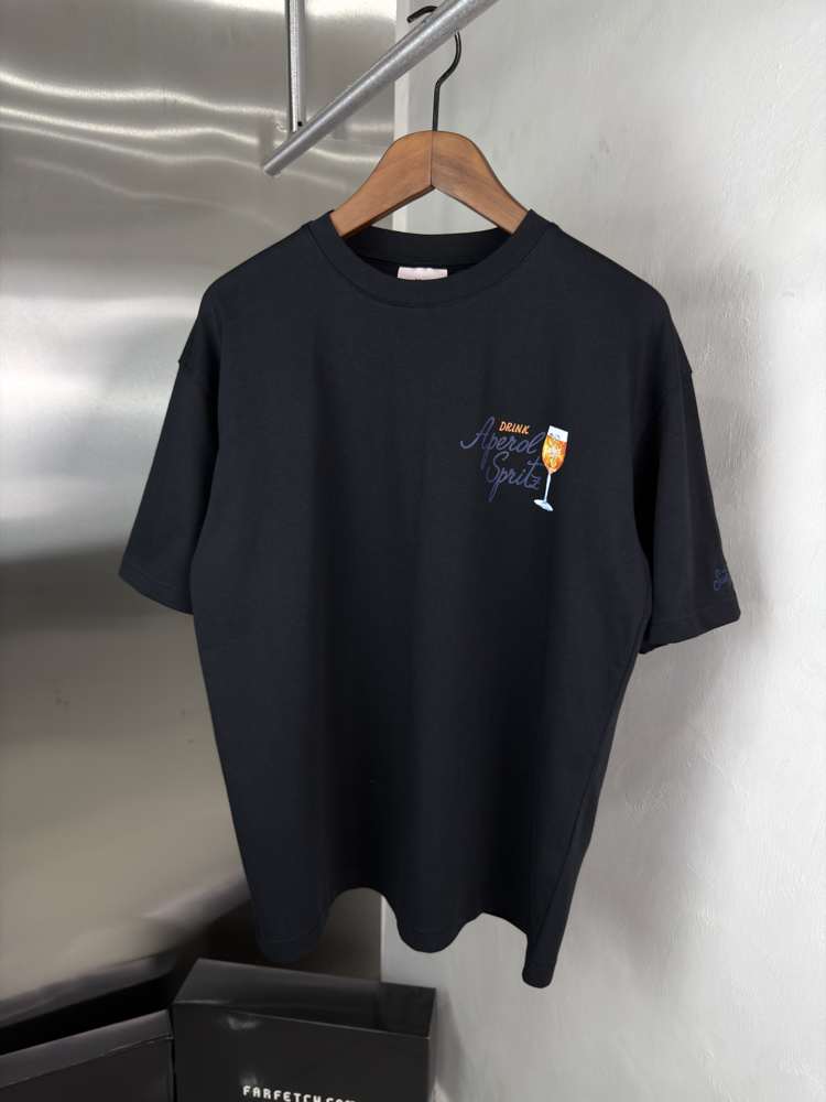 MC2 Saint Barth Orjinal Etiketli T-Shirt Siyah