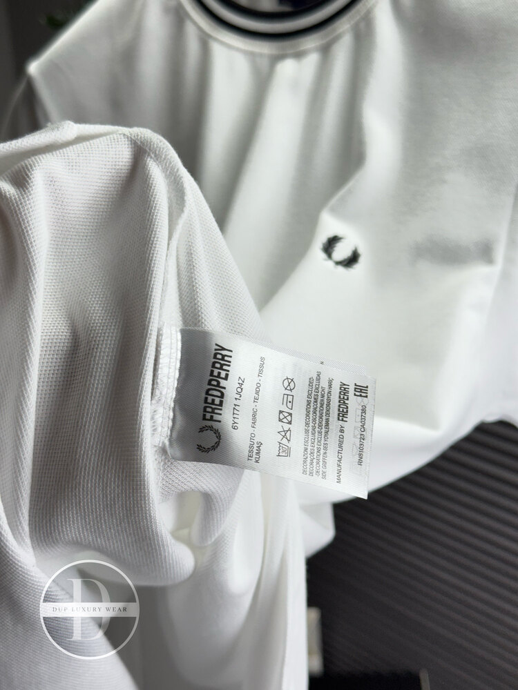 Fred Perry Orjinal Etiketli T-Shirt Beyaz