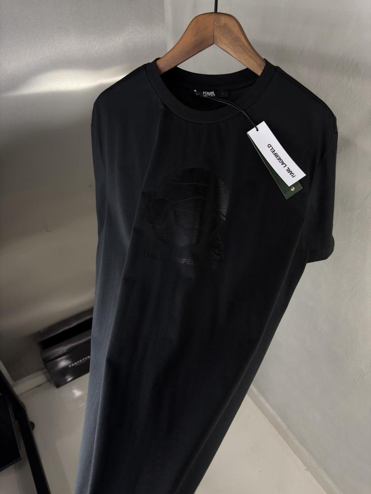 Karl Lagerfeld Orjinal Etiketli T-Shirt Siyah