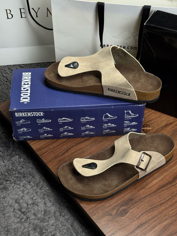 Birkenstock Orjinal Kutulu Terlik Bej